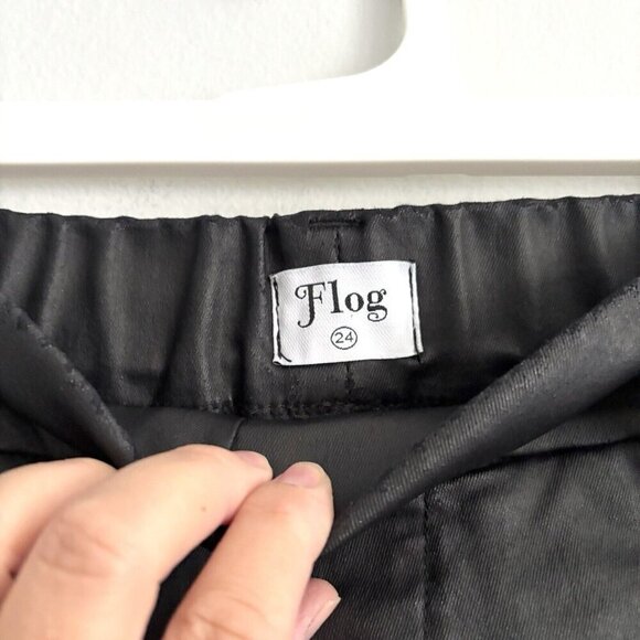 Bevy Flog Black Dafna Pull-On Pants with Pockets Women’s Size 24 - Picture 6 of 10